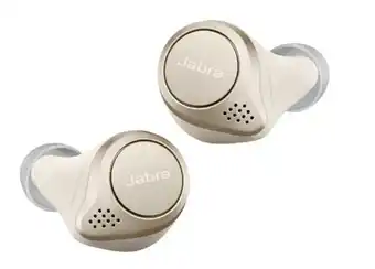 Bing Lee Jabra elite 75t true wireless headphones - white offer