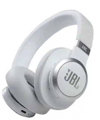 Jbl live 660nc wireless over-ear nc headphones - white