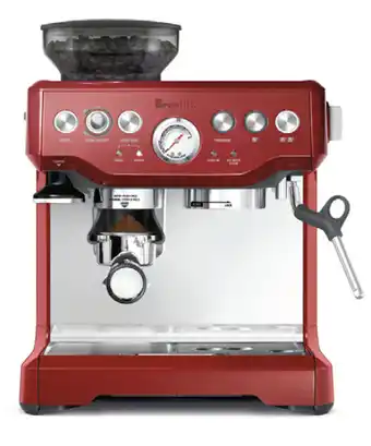 Breville barista express cranberry coffee machine