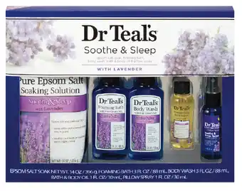 Pharmacy4Less Dr teals lavender regimen soothe & sleep set offer