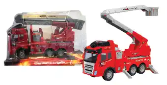 1pc friction fire truck w/ extend ladder
