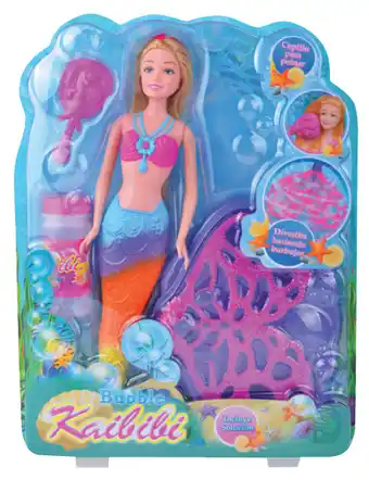 1pc mermaid doll with bubble blower tail