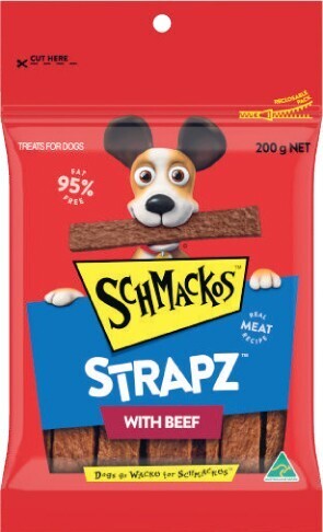 Coles Schmackos Dog Treat 200g offer