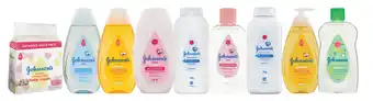 Johnson's baby range