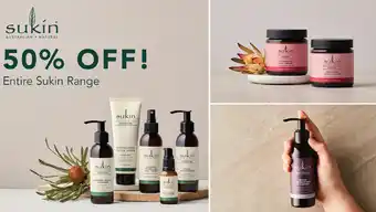 Pharmacy4Less Sukin entire range offer