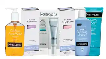 Neutrogena skincare range