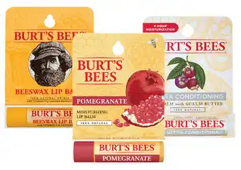 Burt's bees lipbalm range