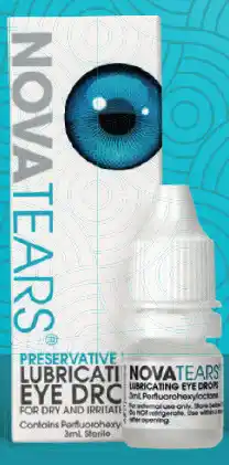 Nova tears eye drops 3ml