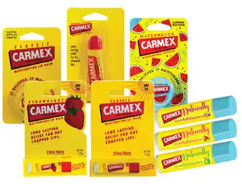 Carmex lipcare range