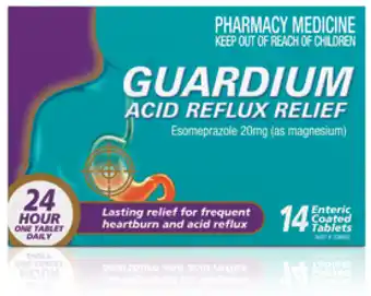 Guardium acid reflux relief 14 tablets