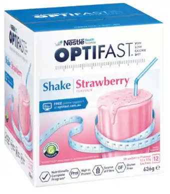 Optifast vlcd shake strawberry 12x53g
