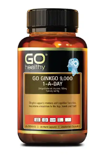 Go healthy go ginkgo 9000+ 60 capsules
