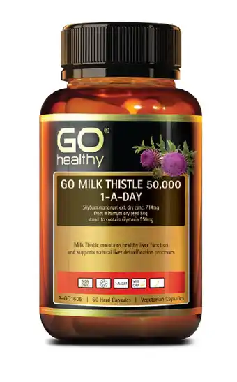Go healthy milk thistle 5000mg 60 capsules
