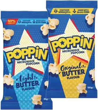 IGA Poppin Microwave Popcorn 85-100g Selected Varieties offer