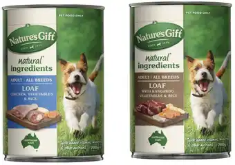 IGA Nature's Gift Dog Food 700g Selected Varieties offer