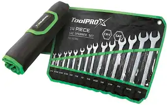 SuperCheap Auto ToolPRO-X 14 Pce SAE Spanner Set offer