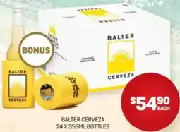 Harry Brown Balter Cerveza offer