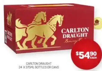 Harry Brown Carlton Draught offer