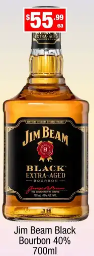 Liquor Stax Jim Beam Black Bourbon 40% offer