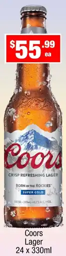 Liquor Stax Coors Lager offer