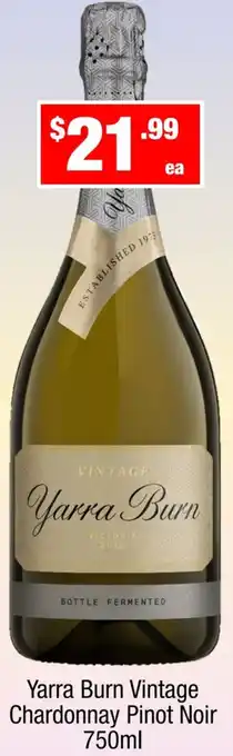 Liquor Stax Yarra Burn Vintage Chardonnay Pinot Noir offer