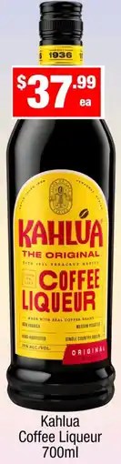 Liquor Stax Kahlua Coffee Liqueur offer