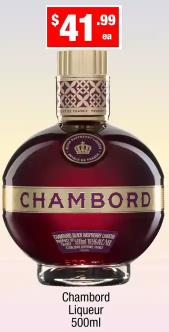 Liquor Stax Chambord Liqueur offer