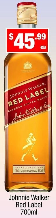 Liquor Stax Johnnie Walker Red Label offer