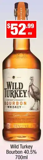 Liquor Stax Wild Turkey Bourbon 40.5% offer