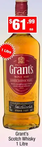 Liquor Stax Grant's Scotch Whisky offer