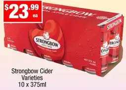 Liquor Stax Strongbow Cider Varieties offer