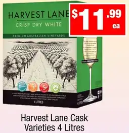 Liquor Stax Harvest Lane Cask Varieties offer