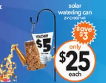 Cheap as Chips solar watering can offer