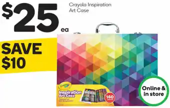 Woolworths Crayola Inspiration Art Case offer