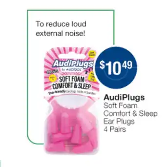 Pharmacist Advice Soft Foam Comfort & Sleep Ear Plugs offer