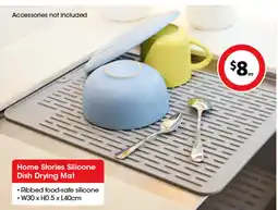 Coles Home Stories Silicone Dish Drying Mat offer