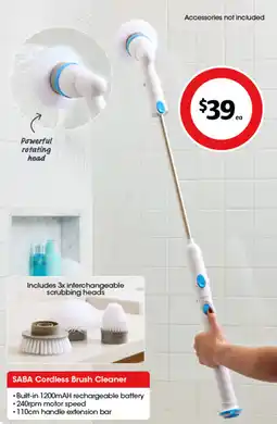 Coles Cordless Brush Cleaner offer