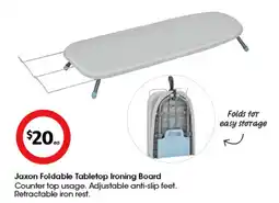 Coles Foldable Tabletop Ironing Board offer