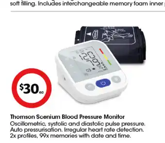 Coles Thomson scenium blood pressure monitor offer