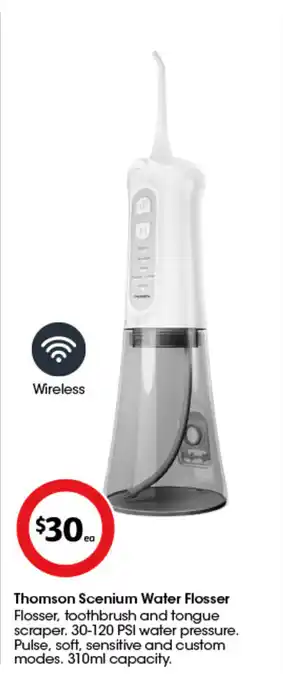 Coles Water Flosser Flosse offer