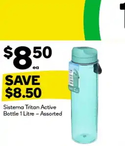 Woolworths Sistema tritan active bottle offer