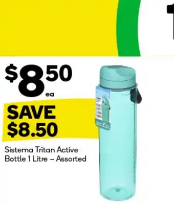 Woolworths Sistema tritan active bottle offer