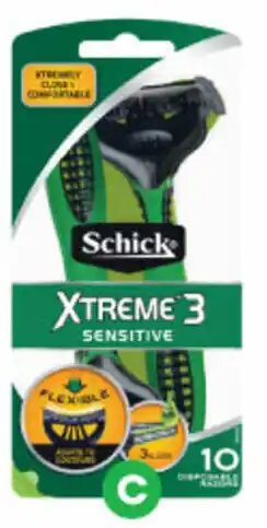 Woolworths Schick Men's Razor Disposable Xtreme 3 Sensitive offer