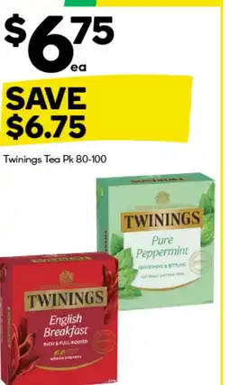 Woolworths Twinings tea offer