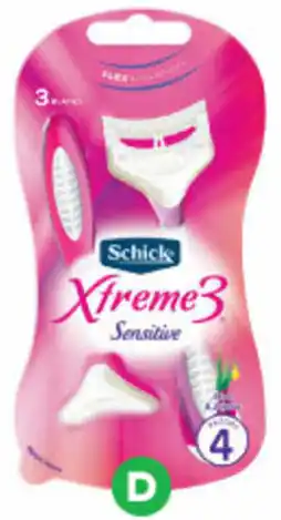 Woolworths Schick Xtreme 3 Women's Sensitive Disposable Razor offer