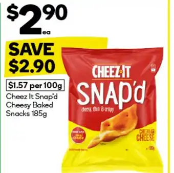 Woolworths Snap'd cheesy baked snacks offer