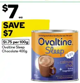 Woolworths Ovaltine sleep chocolate offer