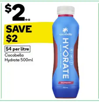 Woolworths Cocobella hydrate offer