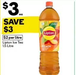 Woolworths Lipton ice tea offer