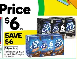 Woolworths Sanitarium up & go or up & go energize offer